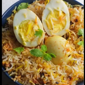 Egg biryani