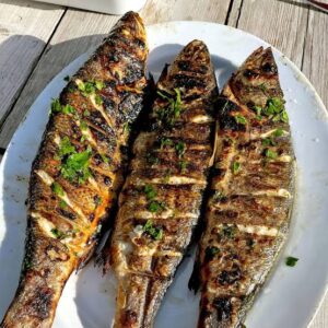 Grilled fish