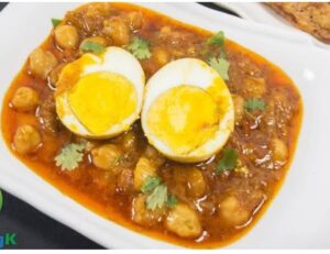 Egg Cholay Curry