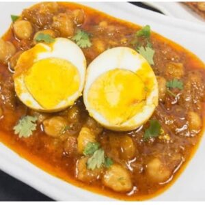 Egg Cholay Curry