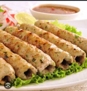 Chicken Seekh Kabab (4pcs)